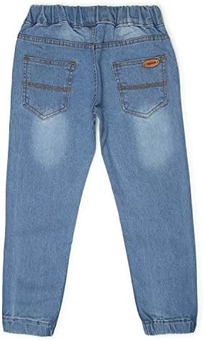 Urbano Juniors Boy's Slim Fit Mid Rise Stretchable Jogger Jeans