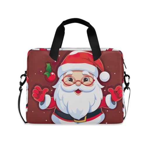 Sac à bandoulière pour ordinateur portable 15,6 pouces anti-rayures au motif nain amusant