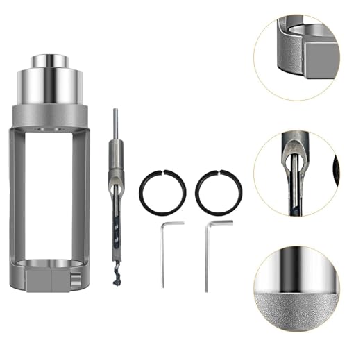 Adaptateur mortaise carrée robuste en alliage dur avec support de fixation stable pour perceuse