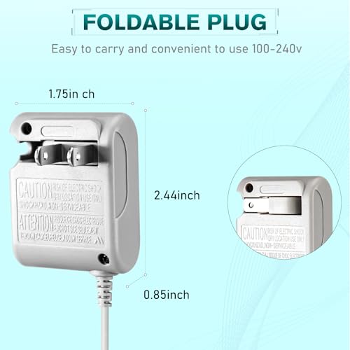 image for DS Lite Charger Replacement for Nintendo DS Lite, AC Power Wall Plug C