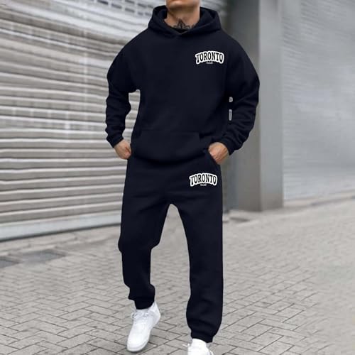 Pull décontracté à la mode avec jogging pour homme fort cherchant confort et style - 2