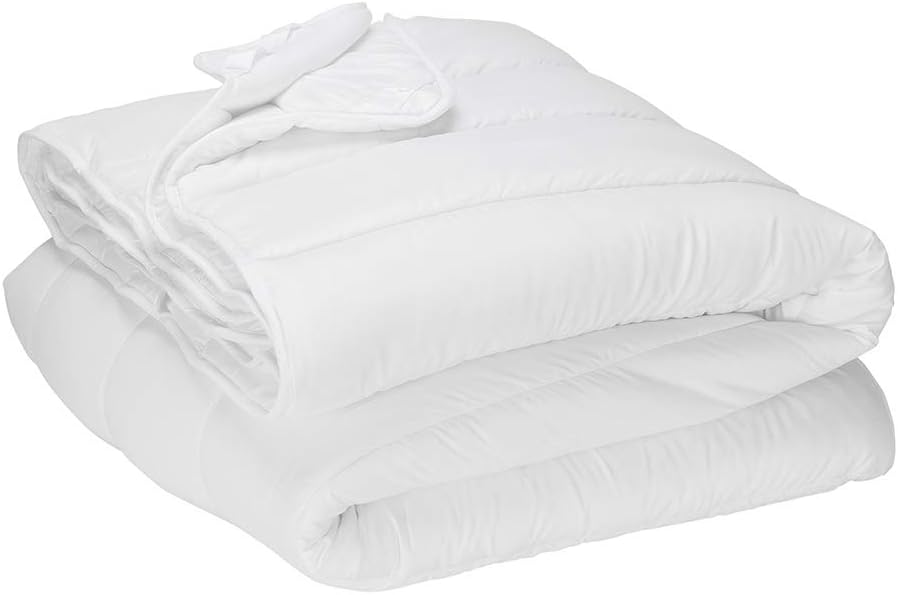 Pikolin HomeDuvet Duo 150 + 300 gr/m2, Four Seasons of Fiber, Anti Dust Mite, Bed 80, Cotton, White, Single, 140 x 200 cm