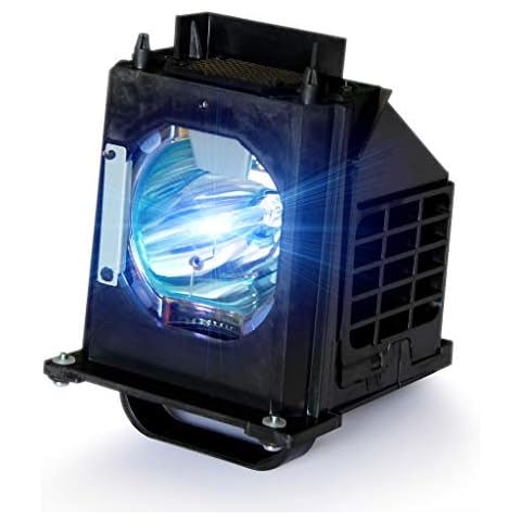 Tawelun 915B403001 TV Replacement Lamp with Housing for Mitsubishi WD-60735 WD-60737 WD-65735 WD-73737 WD-73735 WD-65C9 WD-65737 WD-65837 WD-73736 Cover