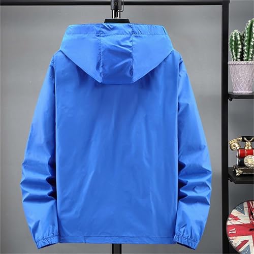 Mens UPF 50+ Jacket Fishing Long Sleeve Sun Blocking Windbreaker Lightweight Thin Breathable UV Shirts with Pockets2
