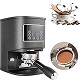 Prensador de café automático comercial, eléctrico de 58 mm con soporte ajustable y sensor, rango de presión de 2 a 38 kg para café molido