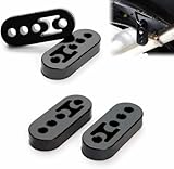 4 Stücke Auspuffgummi,Auto Auspuff Aufhänger,Auspuffhalterung Gummi,Auspuffhalter Gummi,Auspuff Haltegummi,Halterung Schalldämpfer,4 Löcher Universal Auto Gummi Auspuff,Auspuffgummi