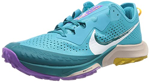 Nike Air Zoom Terra Kiger 7 Mens Running Trainers CW6062 Sneakers Shoes (UK 6 US 6.5 EU 39, Turquoise Blue White 400)