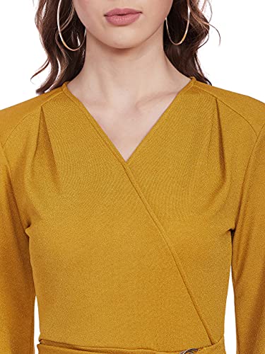 Image of Miss Olive Women's Polyester Blend Bodycon Mini Dress