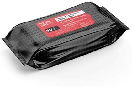 HandyClean Rinse Free Sanitizing Wipes, Surface Cleaner Wipes, 80 ct of 10.5 x 8 inches Sanitizing Wipes