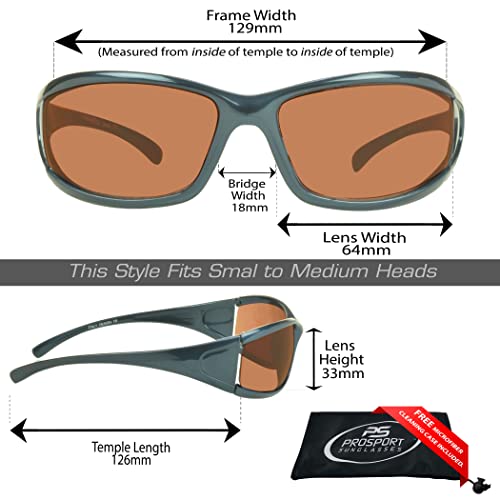 Image of proSPORT Blue Light Reducing High Definition HD Lens Sunglass TR90 Sport Frame Men Women
