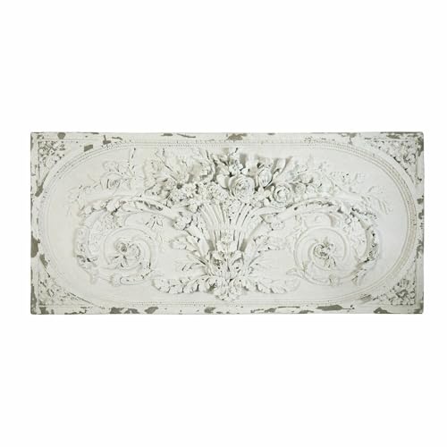 Loberon Deko-Paneel Rêveresque, Barocke Ornamentik, Kunstvoll von Hand Gefertigt, Shabby-Chic, Wandschmuck, Wandobjekt, Wanddekoration, Polyresin, Eisen, antikweiß Loberon Deko-Paneel Rêveresque, Barocke Ornamentik, Kunstvoll von Hand Gefertigt, Shabby-Chic, Wandschmuck, Wandobjekt, Wanddekoration, Polyresin, Eisen, antikweiß