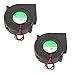 Ruilogod DC 12V 2 Hülselager Brushless Kühlung Turbinengebläse Lüfter 97x33mm
