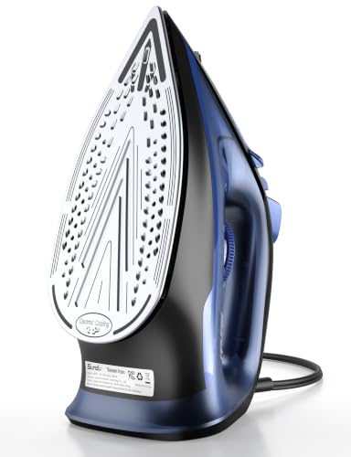 Image of Sundu 1500W Steam Iron with Ceramic Soleplate & Auto-Off for Clothes