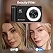 Imagen de Cámara Digital 4K 64MP con Luz Beauty y Modo Belleza Cámara Digital Portátil con Pantalla Abatible 180° de 3