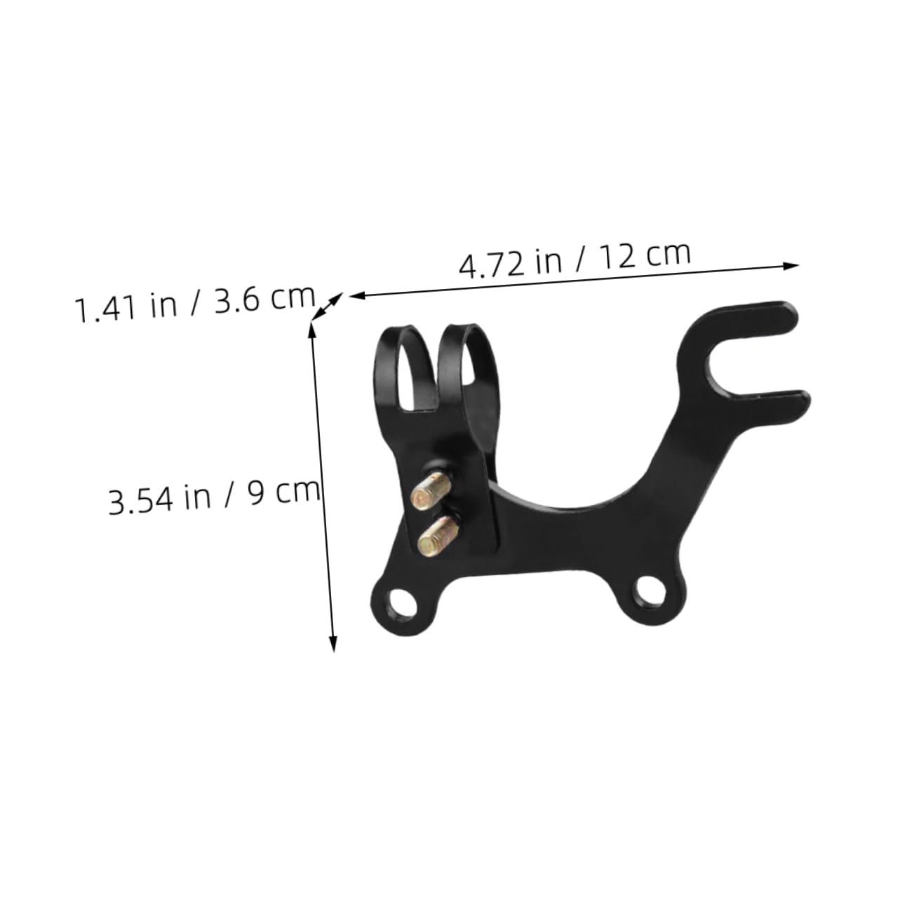 Mikikit 2Pcs Adjustable Bicycle Disc Brake Bracket Adapters Conversion Kit for Upgrading Standard Bikes to Disc Brake Systems