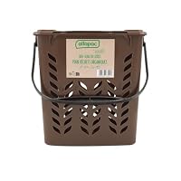Alfapac Carton 200 Sacs-Poubelle Compostables 110L - Fabriqués En France, Bisourcés