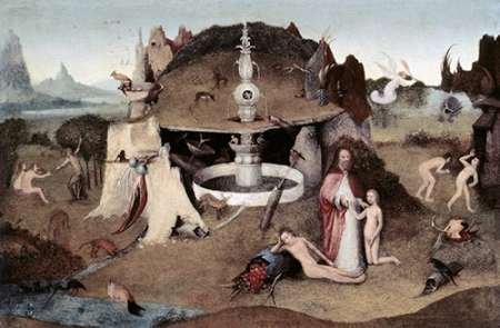 Garden of Paradise Poster Print by Hieronymus Bosch (12 x 18)