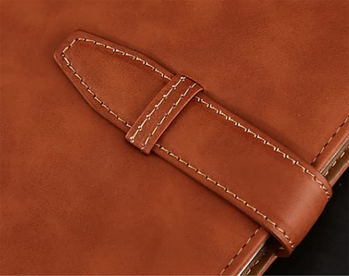 200 Pages Hardcover Journal Pu Leather Cover A5 Journal Secret Notebook Writing Notebook Gift For Women Girls Business School Travel Personal (8.3"*5.8") #TOP1