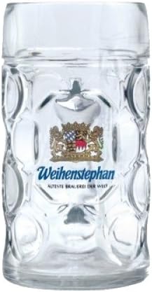 Weihenstephan German Dimpled Beer Stein Mug 0.5 Liter