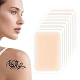 Rose Romee 8 Pcs Tattoo Cover Up Patchs - Waterproof & Breathable Skin Concealer for Tattoos/Scars/Bruises, 0.02mm Ultra Thin, Natural Looking, Stays 7 Days, Flexible & Cuttable
