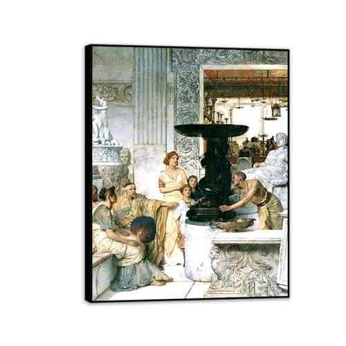 Tableau Galerie de sculptures Alma-Tadema pour habiller un grand mur vide avec cadre