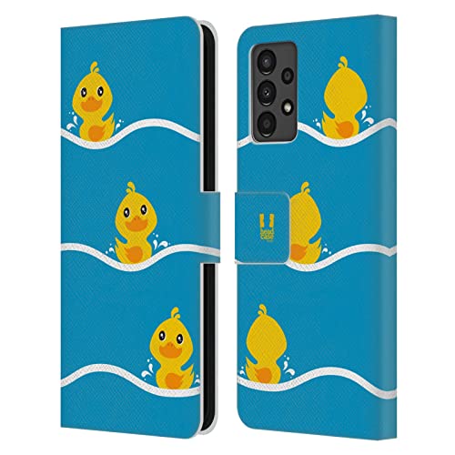 Funda Samsung Galaxy A13 Evita Arañazos Carcasa Libro Pato Kawaii Cuero