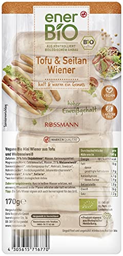 enerBIO Tofu & Seitan Wiener (Salchicha vegana) 170g