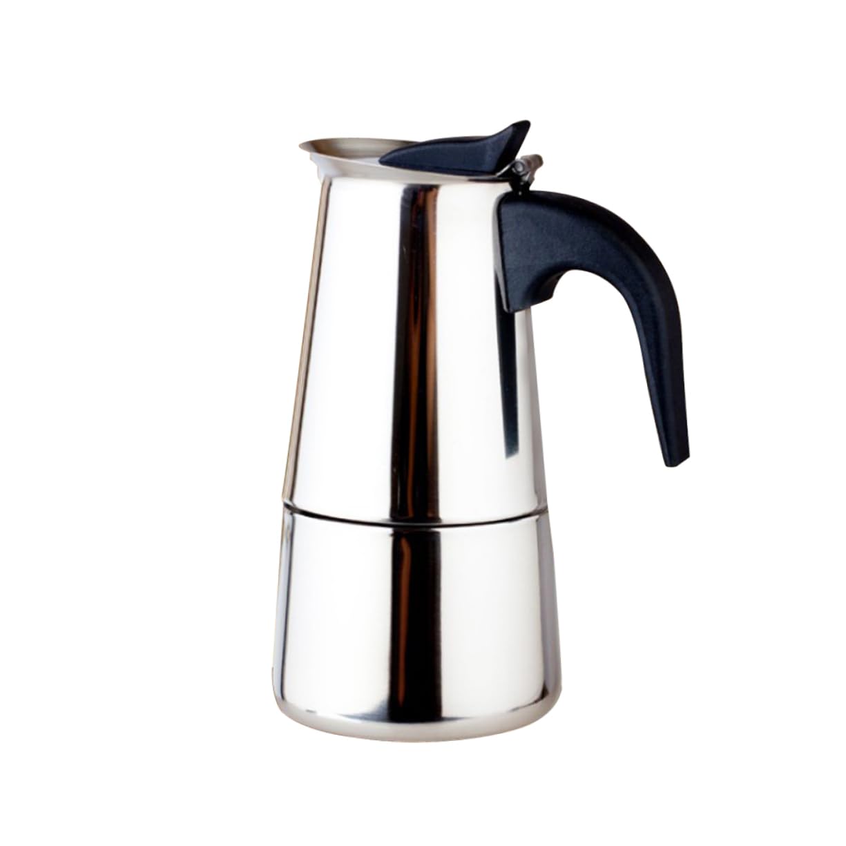 Alipis Cafetière Moka Acier Inoxydable avec Filtre pour Maison Bureau Facile à Nettoyer Utiliser