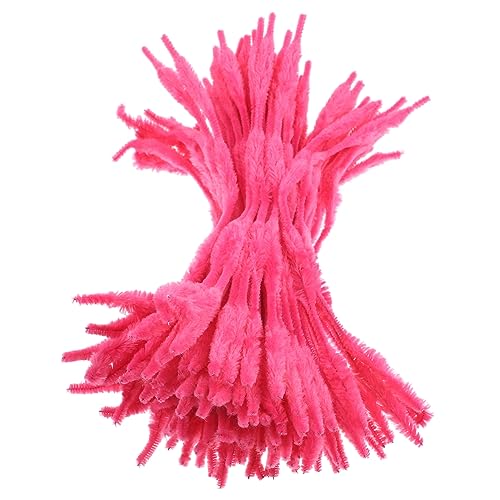 OSALADI 100pcs Chenille Stems Flexible Twisted Sticks for DIY Crafts Safe Material for Creative Projects and Festival Decoration