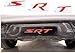 Reflective Concepts SRT Hitch Bezel Inlay Decal fits 2012-2021 Jeep Grand Cherokee SRT - (Color: Gloss Red)