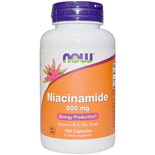 Now Foods Niacinamide (B-3) 500mg 100 Caps ( Multi-Pack)