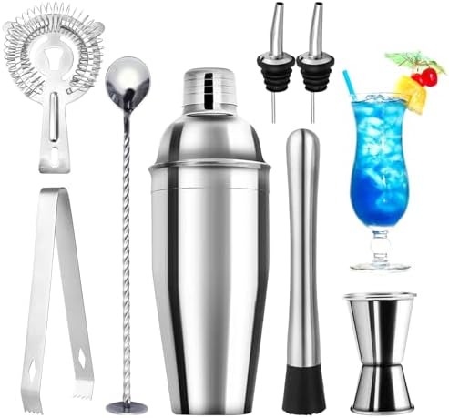 Mayfair Set Shaker Da Cocktail 750 Ml – Acciaio Inox Con Colino E Regalo Perfetto Per Barista - 3