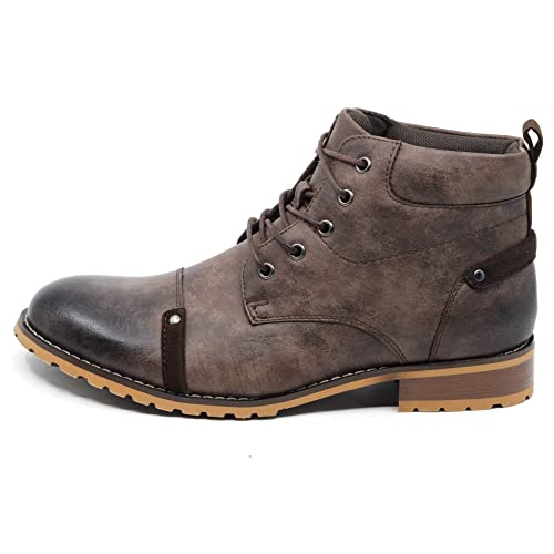 Metrocharm MC152 Men's Lace Up Cap Toe Casual Oxford Boot2