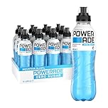 Powerade Zero Sugar Mountain Blast Sports Drink Sipper Cap Multipack Bottles 12 x 600mL