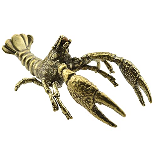Lobster Figurine Lq Industrial Bass Lobster Ornament Sculpture Feng Shui Statue Wealth Good Luck Sculpture Archaize Artware Chinese Tea Pet Article Decoration #TOP2