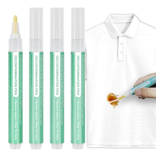 Quitamanchas para Ropa,4pcs Bolígrafos Quitamanchas para Ropa,Lapiz Quitamancha Ropas,Quita Manchas para Ropas,Portátil Quitamancha,Lápiz Quita Manchas