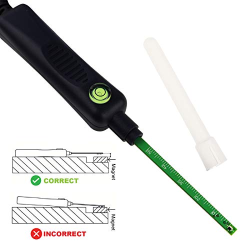 Medidor digital de campo magnético AC/DC con sonda de polaridad N/S miniatura 4