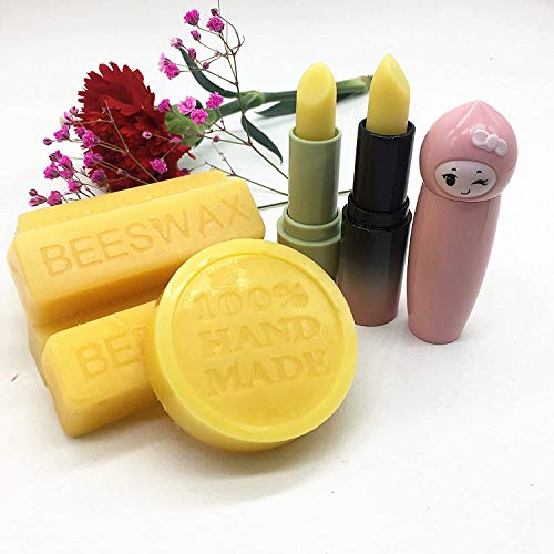 Beesworks® (6) 1Oz Yellow Beeswax Bars - Package Of (6) 1Oz Bars (6Oz) - Cosmetic Grade #TOP5