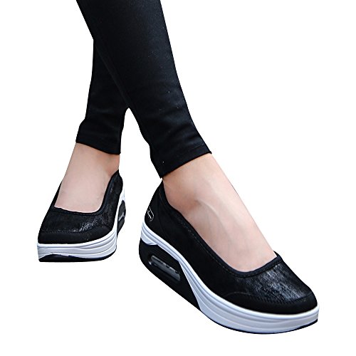Baskets tendance pour femme à coussin d'air et look élégant