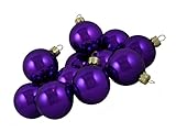 Club Pack of 36 Shiny Purple Violet Glass Ball Christmas Ornaments 2.75" (67mm)