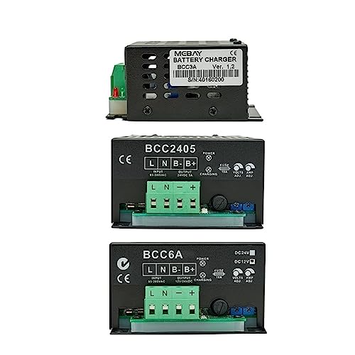 Cargador BCC3A de batería flotante 12V para generador con interruptor de transferencia 6