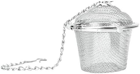 Reusable Tea Strainer, Stainless Steel Tea Strainer Herbal Spice Filter ...