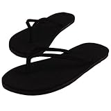 IEason-shoes, Women Summer Flip Flops Shoes Sandals Slipper Indoor & Outdoor Flip-Flops (8, Black)