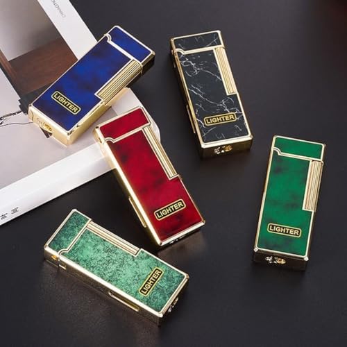 Encendedor recargable de butano metálico portátil miniatura 6