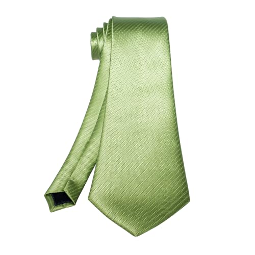 Image of 5PCS Mens Premium Silk Tie, Pocket Square, Cufflinks, Drilled Tie Ring and Lapel Pin Set for Wedding Groom Party