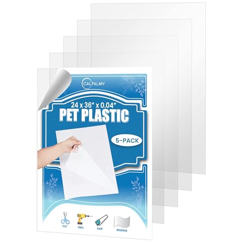 5 Packs of 24x36x0.04’’ PET/Plexiglass Panels |...