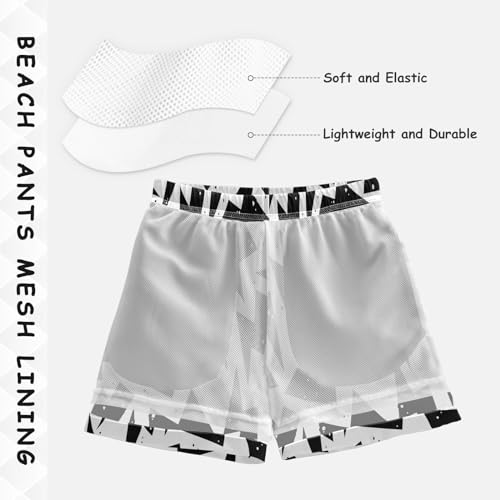 Boccsty Thunder Lightning Boys Swim Trunks Summer Toddler Beach Board Shorts Kids Swimsuit Swimwear XS4