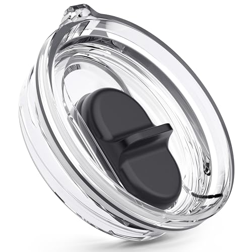 Bluwing 30 oz Stronghold Lid for YETI 30oz Travel Mug Only, Spill Proof Screw Top Lid Replacement for 30oz YETI Travel Mug（1 Pack）