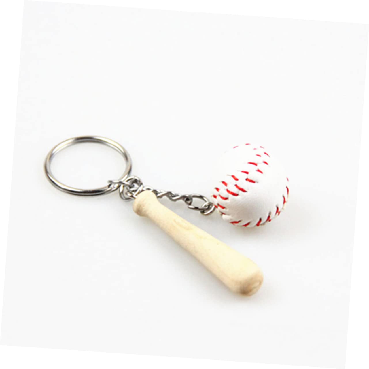 PRETYZOOM Stk Baseball-Schlüsselanhänger Athleten-Souvenir-Schlüsselanhänger Baseball- Schlüsselringe Schlüsselbund hängender Motto-Partyzubehör empfindlich Pu