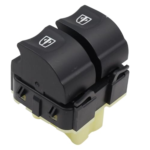 YAOPEI Interrupteur lève-vitre à gauche uniquement pour Clio 4 Trafic Captur Kangoo 254118044R